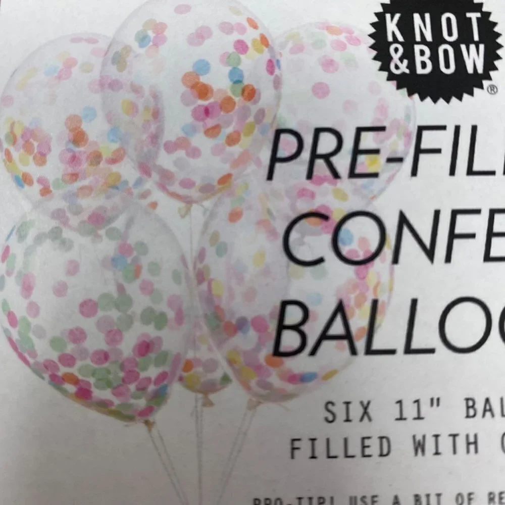 KNOT & BOW - 6 ASSORTED PRE-FILLED CONFETTI 11